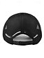 billige Baseballcaps for menn-Herre Snapback lue Baseballcaps Solhatt Trucker Hat Nettinghette Svart Hvit Bomull Netting Mesh tilbake Mote Fritid Gate Daglig Grafisk Justerbare Solkrem Pustende