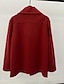 abordables Gabardina para hombre-Hombre Abrigo Gabardina Diario Vacaciones Otoño invierno Poliéster Suave Ropa de calle Ropa Moda Clásico Plano Bolsillo Cuello Vuelto Botonadura Doble