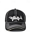 billiga Baseballkeps herr-Herr Basebollkeps Solhatt Trucker Hat Svart Marinblå Bomull Broderad Mode Ledigt Gata Dagligen Fisk Justerbara Solskyddskräm Andningsfunktion
