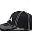 billiga Baseballkeps herr-Herr Basebollkeps Solhatt Trucker Hat Svart Marinblå Bomull Broderad Mode Ledigt Gata Dagligen Fisk Justerbara Solskyddskräm Andningsfunktion
