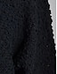 abordables Cardigans et vêtements d&#039;extérieur-Femme Gilet Cardigan mode Couleur unie Grosse maille Ouvrir le devant Poche manche longue Hauts longs Tricoter Travail Noir Rose Claire Printemps Automne