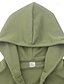 abordables Manteaux &amp; vestes-Homme Caban Trench du quotidien Vacances Automne hiver Polyester Doux Vêtements d&#039;extérieur Vêtement Tenue Mode Classique Plein Poche Capuche Double Boutonnage