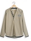 baratos Camiseta Henley Casual-Homens Camiseta Camisa Waffle Henley Camisa Henley T-shirt Camisa de manga longa Bloco de cor Henley Rua Férias Manga Longa Patchwork Roupa Moda Designer Básico
