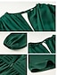 preiswerte Chiffonkleider-Damen Casual kleid Maxidress plus hoch niedrig Rüschensaum Arbeit Verabredung Elegant Maxi V Ausschnitt Langarm Schwarz Rote Marineblau Farbe