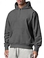 cheap Basic Hoodie Sweatshirts-Men&#039;s Hoodie Black White Pink Light Grey Dark Gray Hooded Plain Pocket Sports &amp; Outdoor Daily Holiday Streetwear Basic Casual Spring &amp;  Fall Clothing Apparel Hoodies Sweatshirts