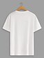 Χαμηλού Κόστους Ανδρικά Elite T-shirts και Tank-Ανδρικά Γραφική Μπλουζάκι Μπλουζάκι μπλουζάκι Κοντομάνικο Κοντομάνικη μπλούζα Στρογγυλή Ψηλή Λαιμόκοψη Πουκάμισο Μοντέρνα Υπαίθριο Καθημερινό Δρόμος Causal Καθημερινά Λευκό Ανοιξη καλοκαίρι Ρούχα Τ M