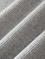 levne pánský svetr cardigan-Pánské Oříznutý svetr Svetr Cardigan Svetr na zip Pletený svetr Rýhovaný Plést Standardní Pevná barva Stojáček Módní Klasické Denní nošení Rande Oblečení Podzim zima Černá Hnědá S M L