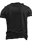baratos Camiseta gráfica masculina-Homens Gato dia das Bruxas Camiseta T-shirt 100% Algodão Manga Curta Gráfico Camisa Preto Branco Cinzento Escuro Camiseta confortável Rua Esportes Roupas de estilistas