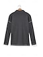 billige Vaffelstrikket t-shirt-Herre Vaffelskjorte Turtleneck skjorte Tee Top Lang ærmet skjorte Langærmet Rullekrave Stående krave Forår &amp; Vinter Farveblok Mode Designer Basale Ferierejse Gade I-byen-tøj Hvid Navyblå Blå Top