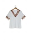 baratos Camiseta floral-Blusas de Renda Elegantes Brancas Femininas Topos de Olho de Renda Floral Bordado Decote em V Manga Curta Branca Verão Casual ao Ar Livre Dia a Dia Romântico Petite Topos Verão Férias
