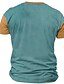 baratos Camisetas com estampa animal-Homens Gráfico Hipopótamo Camiseta Manga Curta Camiseta Impressão 3D Gola Redonda Camisa Retro Vintage Casual Estilo de rua Esportes Feriado Para Noite Azul Laranja Primavera Verão Roupa S M L XL 2XL