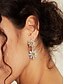 voordelige Accessoires voor dames-sprankelende oorbellen met madeliefjes – gele en heldere kristallen oorbellen, perfect voor feestkleding en speciale gelegenheden