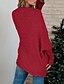 abordables Cardigans et vêtements d&#039;extérieur-Femme Gilet Cardigan mode Couleur unie Grosse maille Ouvrir le devant Poche manche longue Hauts longs Tricoter Travail Noir Rose Claire Printemps Automne
