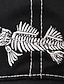 billiga Baseballkeps herr-Herr Basebollkeps Solhatt Trucker Hat Svart Marinblå Bomull Broderad Mode Ledigt Gata Dagligen Fisk Justerbara Solskyddskräm Andningsfunktion