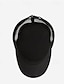 baratos Chapéu para Homem-Homens Boina Chapéu de sol Chapéu de caminhoneiro Preto Azul Profundo Poliéster Com Transparência Patchwork Moda Casual Rua Diário Tecido Ajustável Filtro Solar Respirável