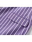 billiga Herrars klassiska kavajer-Herr Studenten Kavaj Formell kväll Bröllopsfest Födelsedagsfest Mode Ledigt Vår &amp; Höst 95 polyester 5 spandex Rand Ficka Ledigt / vardag Enkelknäppt Blazer Rodnande Rosa Blå Orange Grön