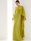 billige GRØN-Strand bryllup sort grøn havfrue aften kjole elegant kjole formel efterår gulv længde langærmet V-hals chiffon med fjer ruching flæser