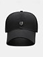 levne Pánská baseballová čepice-Pánské Kšiltovka Sluneční klobouk Trucker Hat Černá Bílá Polyester Módní Na běžné nošení ulice Denní Bez vzoru Nastavitelná Proti sluci Prodyšné