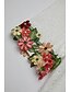 baratos Camiseta floral-Blusas de Renda Elegantes Brancas Femininas Topos de Olho de Renda Floral Bordado Decote em V Manga Curta Branca Verão Casual ao Ar Livre Dia a Dia Romântico Petite Topos Verão Férias