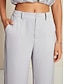 cheap Women&#039;s Pants-Satin Elegant Full Length Pants