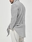 abordables Gabardina para hombre-Hombre Abrigo Gabardina Diario Vacaciones Otoño invierno Poliéster Suave Ropa de calle Ropa Moda Clásico Plano Bolsillo Cuello Vuelto Botonadura Doble