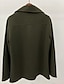 abordables Gabardina para hombre-Hombre Abrigo Gabardina Diario Vacaciones Otoño invierno Poliéster Suave Ropa de calle Ropa Moda Clásico Plano Bolsillo Cuello Vuelto Botonadura Doble