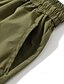 economico pantaloncini attivi da uomo-Per uomo Pantaloncini casual Pantaloncini larghi Casual / quotidiano Fine settimana All&#039;aperto Materiali leggeri Lunghezza del ginocchio Abbigliamento sportivo Nero Cachi Anelastico