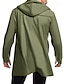 abordables Manteaux &amp; vestes-Homme Caban Trench du quotidien Vacances Automne hiver Polyester Doux Vêtements d&#039;extérieur Vêtement Tenue Mode Classique Plein Poche Capuche Double Boutonnage