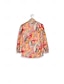 cheap Women&#039;s Blouses &amp; Shirts-Women&#039;s Shirt Blouse Button Print Casual Basic Long Sleeve Pink Spring Fall