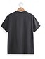 Χαμηλού Κόστους Casual Tee Henley-Ανδρικά Πουκάμισο Henley Μπλουζάκι μπλουζάκι Κοντομάνικο Σκέτο Υψηλής Ποιότητας Βασικό Σύγχρονη Σύγχρονη Κουμπί-Κάτω Χένλι Διακοπές Δρόμος Εξόδου Καλοκαίρι Λευκό Μπλουζάκι Henley
