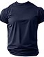 abordables Camiseta gráfica para hombres-Hombre Animal Perro Letras estampadas Gracioso Camiseta Camiseta superior Algodón Manga Corta Gráfico Camisa Negro Verde Ejército Azul Oscuro Camiseta cómoda Calle Deporte Ropa de diseñador de moda