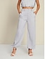 cheap Women&#039;s Pants-Satin Elegant Full Length Pants