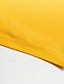economico Canotte da palestra-Per uomo Canotta Maglietta smanicata Canottiera Maglietta senza maniche Senza Maniche Girocollo Tinta unita Muscolo Palestra Sportivo Nero Bianco Giallo Maglietta Top per Uomo