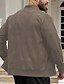 billige Faux suede jakker-Herre Letvægts jakke Bomberjakke Imiteret ruskindsjakke bomber læderjakke Daglig Ferierejse Lomme Efterår vinter Vanlig Mode Klassisk Høj krave Normal Sort Navyblå Kongeblå Kakifarvet militærgrøn