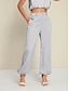 cheap Women&#039;s Pants-Satin Elegant Full Length Pants