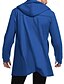 abordables Manteaux &amp; vestes-Homme Caban Trench du quotidien Vacances Automne hiver Polyester Doux Vêtements d&#039;extérieur Vêtement Tenue Mode Classique Plein Poche Capuche Double Boutonnage