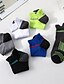abordables chaussettes pour hommes-Homme 5 paires Paquets multiples Chaussettes Chaussettes de Course Chaussettes décontractées Noir Blanche Couleur Bloc de couleur Sport &amp; Loisir du quotidien Vacances Basique Fin Eté Printemps Mode