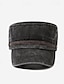 baratos Chapéu para Homem-Homens Boina Chapéu de sol Chapéu de caminhoneiro Azul Marinha Caqui Algodão Moda Casual Rua Diário Côr Sólida Ajustável Filtro Solar Respirável