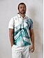 abordables Hauts-Homme T-shirt POLO Bleu Manche Courte Top Tenue de golf Vêtements Tenues Porter des vêtements