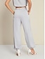 cheap Women&#039;s Pants-Satin Elegant Full Length Pants