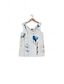 ieftine Bluze &amp; Camisole Damă-Pentru femei Bluză Abstract Imprimeu Casual De Bază Fără manșon Rotund Alb