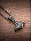 abordables Bijoux pour hommes-Collier avec pendentif marteau de Thor viking pour homme - Bijoux de mythologie nordique, Mjolnir en acier inoxydable pour le quotidien et le cosplay