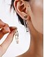 cheap Halloween Accessories-Halloween Skull Skeleton Drop Earrings - Gothic Style, Alloy Material, Spooky Jewelry for Halloween Parties and Cosplay