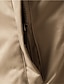 abordables veste de sport-Homme Veste légère Bomber Sport extérieur Casual Quotidien Coupe-vent Zippé Printemps &amp; Automne Bloc de couleur Décontractées Normal Chameau Noir Vert Kaki Bleu de minuit Veste