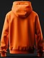 baratos Capuz com estampados gráficos-Gato Abóbora Homens Moda Impressão 3D Moletom Halloween Moletons Laranja Com Capuz Bolsos Impressão 3D Outono Inverno Designer moletom com capuz