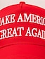 cheap Men&#039;s Hats-Men&#039;s Baseball Cap Trump Hat MAKE AMERICA GREAT AGAIN Sun Hat Black Red Cotton Embroidered Fashion Casual Street Daily Letter American US Flag Adjustable Sunscreen Breathable