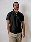 abordables Hauts-Homme T-shirt POLO Noir Blanche Vert Claire Manche Courte Top Tenue de golf Vêtements Tenues Porter des vêtements