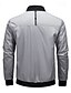 abordables Manteaux &amp; vestes-Homme Vest Bomber Veste de transition Sortir Avec Poches Toutes saisons Uni Occasionnel Col montant Régulier Noir Bleu Vert Véronèse Gris Veste