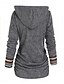 abordables Tuniques-t-shirt femme mode moderne décontracté manches longues hauts réguliers col rond quotidien week-end vin bleu vert gris printemps automne
