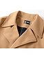 baratos Trench coat masculino-Homens Casaco de inverno Peacoat O negócio Casual Inverno Poliéster Térmico / Quente Jaqueta Corta-Vento agasalhos Roupa Negócio Clássico